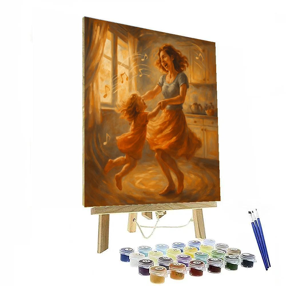 Dance Together In Kitchen Light DIY paint by numbers