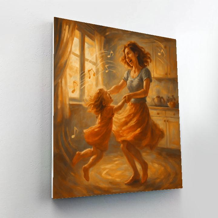 Dance Together In Kitchen Light DIY paint by numbers