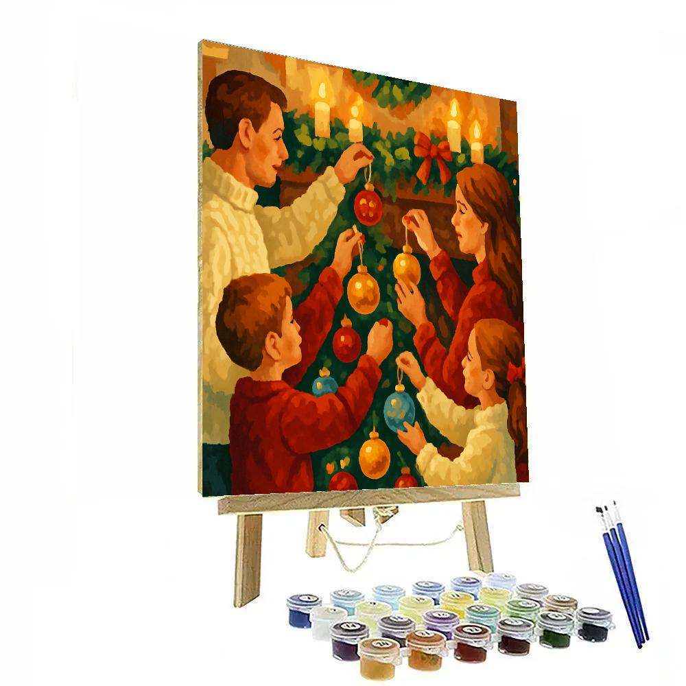 Ornaments Around The Hearth Number painting