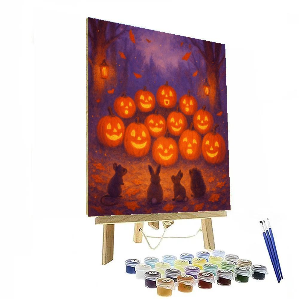 Foggy Hollow Pumpkin Choir paint by color