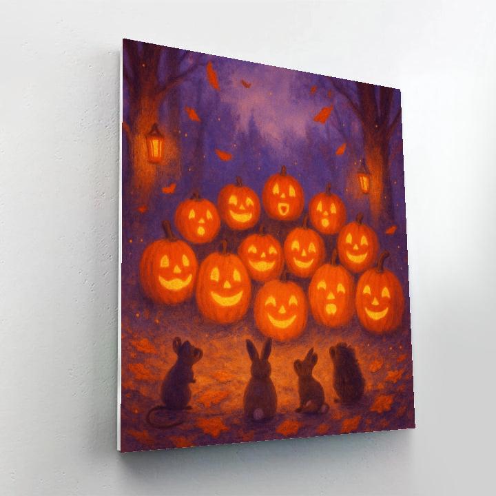 Foggy Hollow Pumpkin Choir paint by color