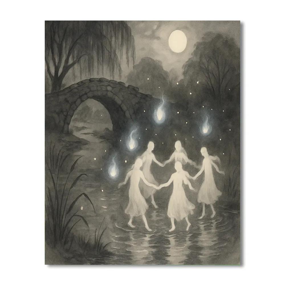 Willow Wisp Crossing Paint by numbers kits