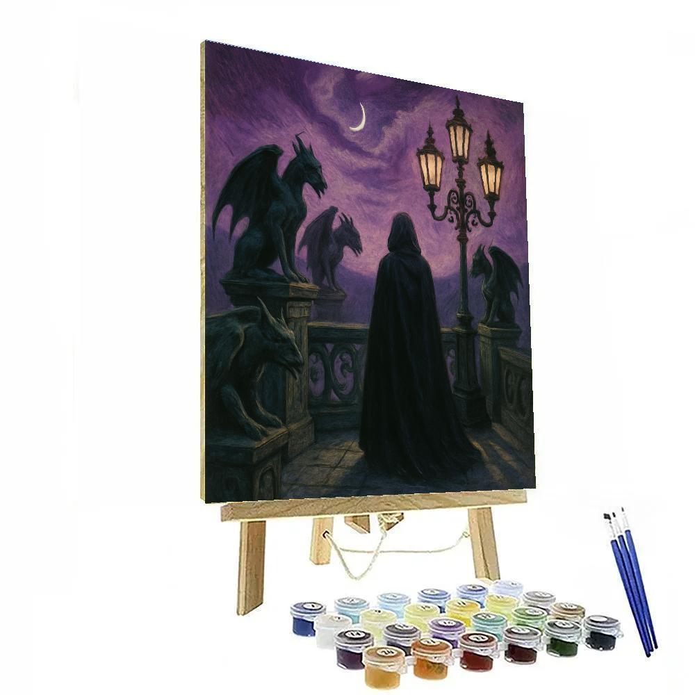 Gothic Lantern Overlook Paint by numbers kits