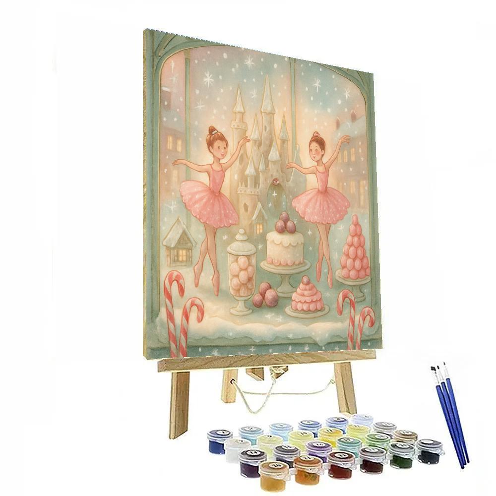 Sugarplum Window Display Painting by numbers kit