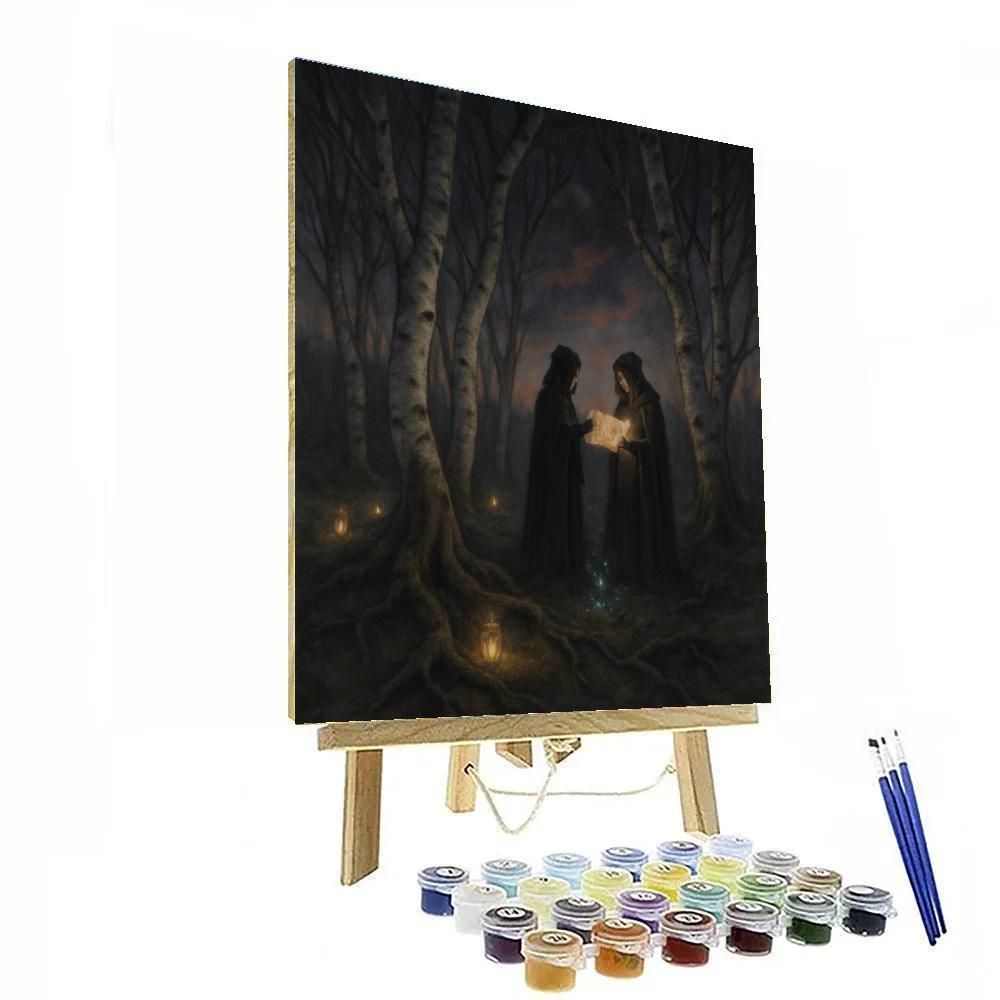 Secret Midnight Grove paint by color
