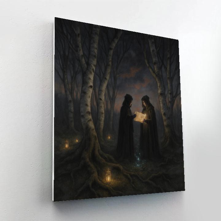 Secret Midnight Grove paint by color