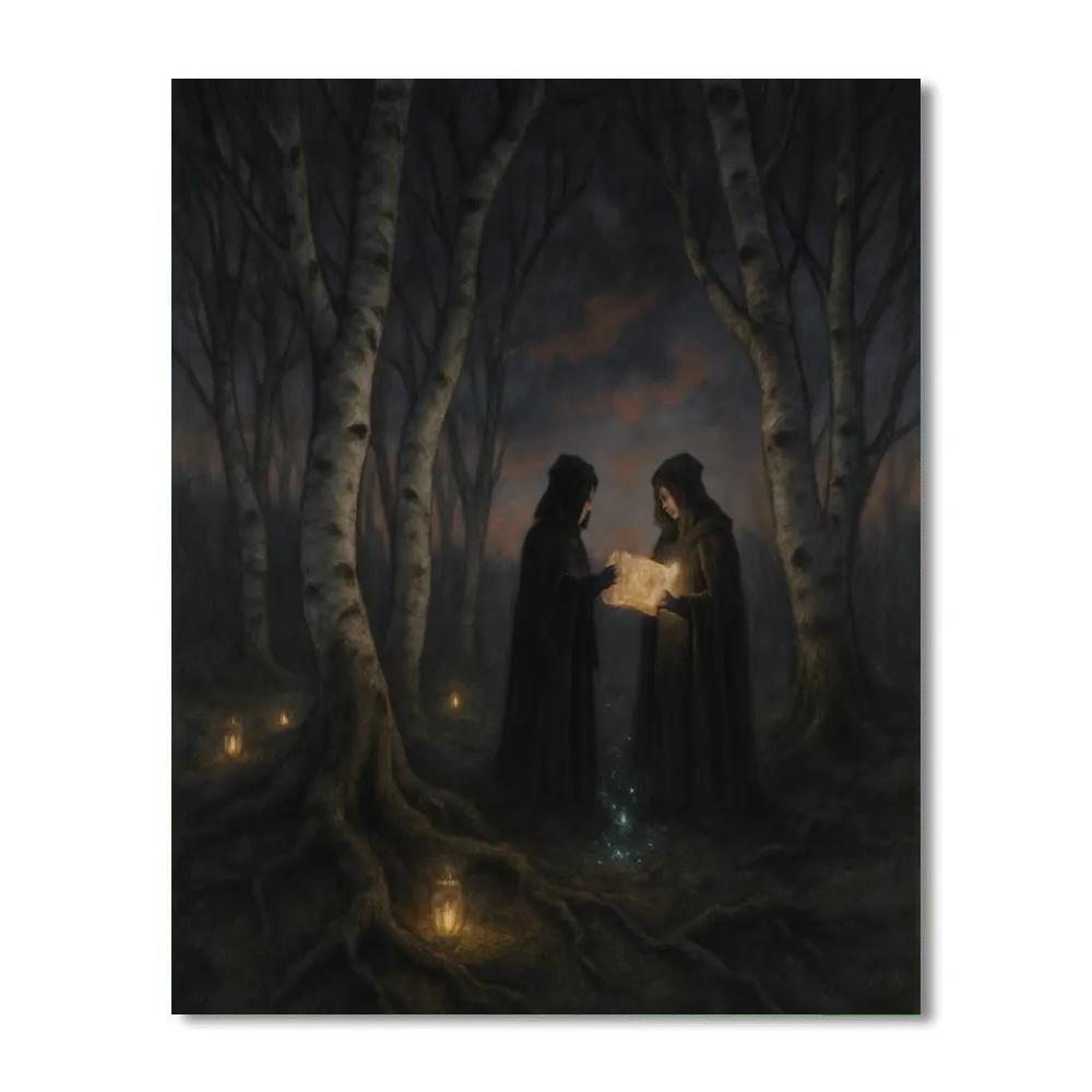 Secret Midnight Grove paint by color
