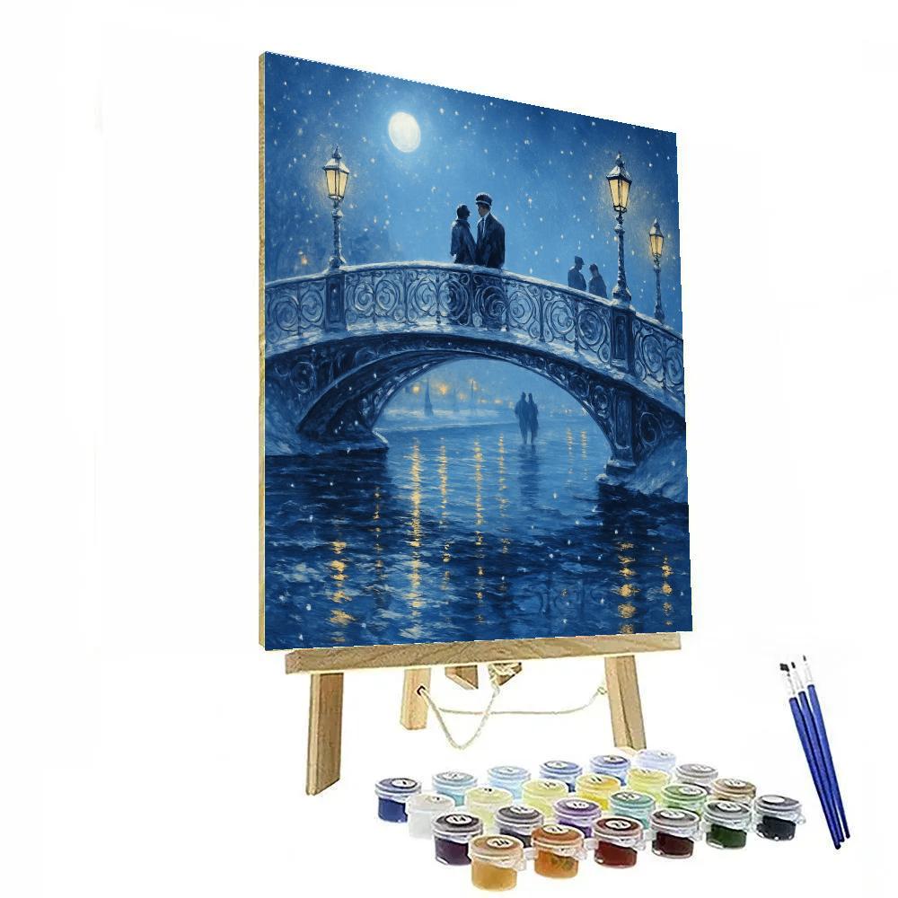 Icicle Bridge Promenade paint by numbers