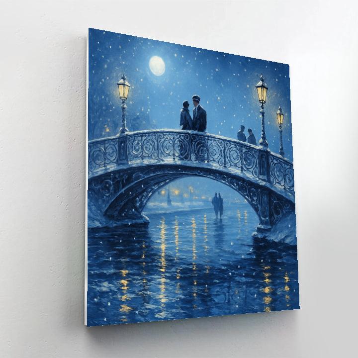 Icicle Bridge Promenade paint by numbers