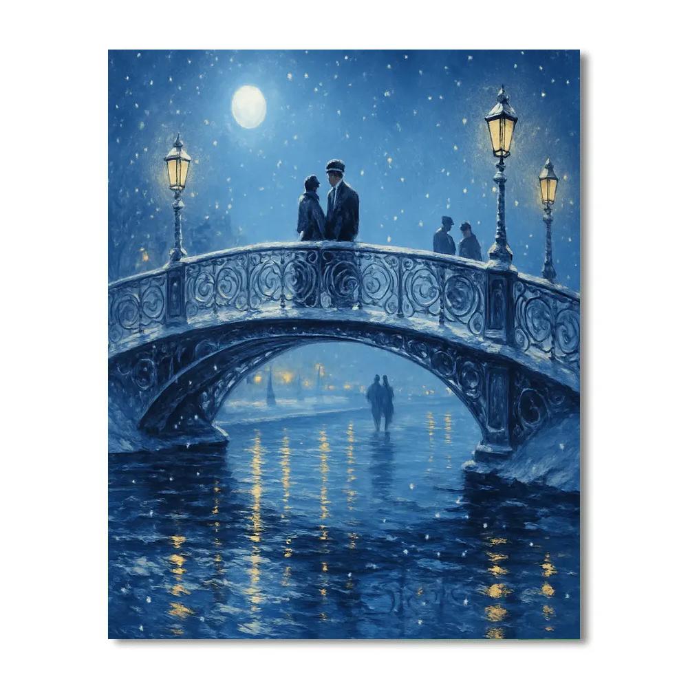 Icicle Bridge Promenade paint by numbers
