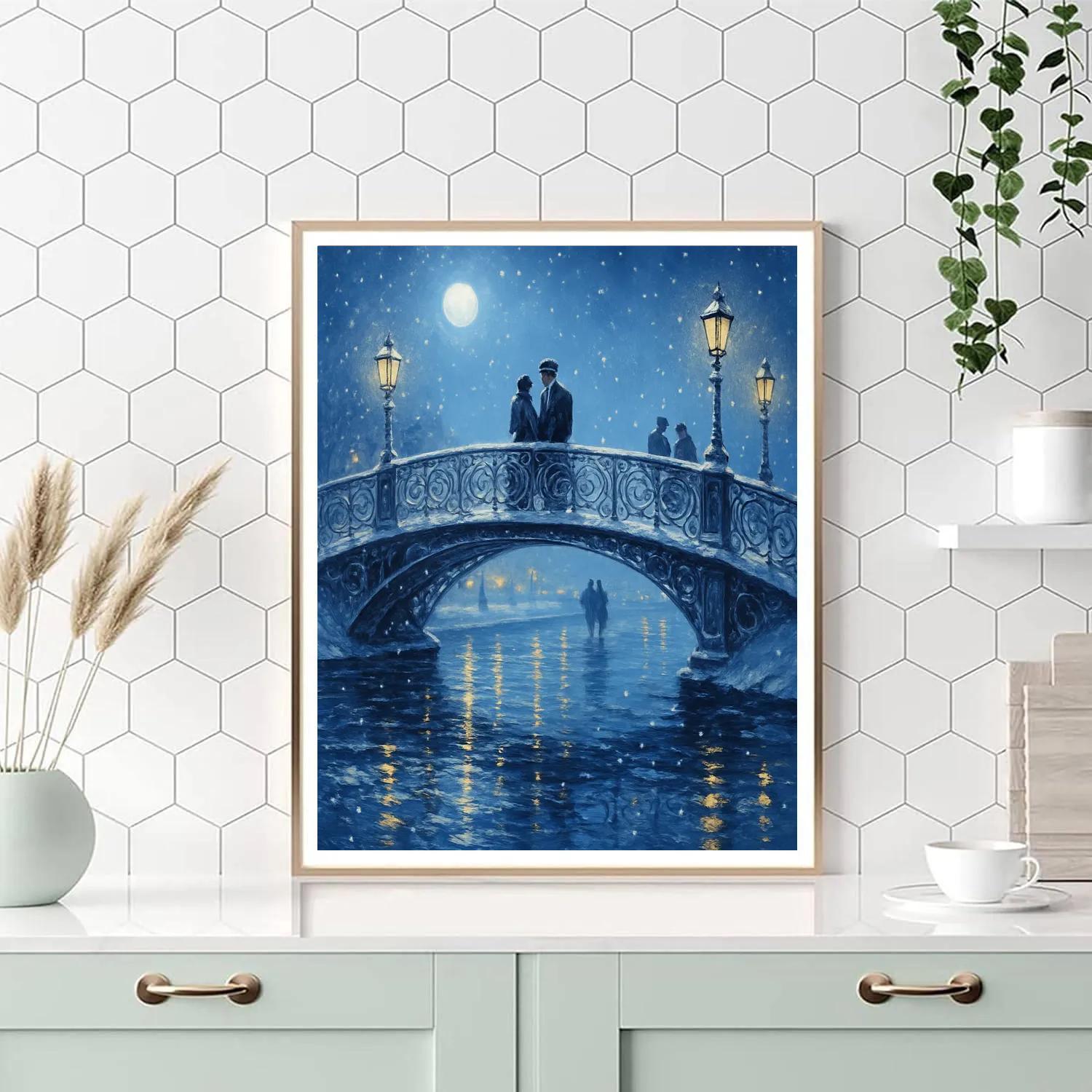 Icicle Bridge Promenade paint by numbers