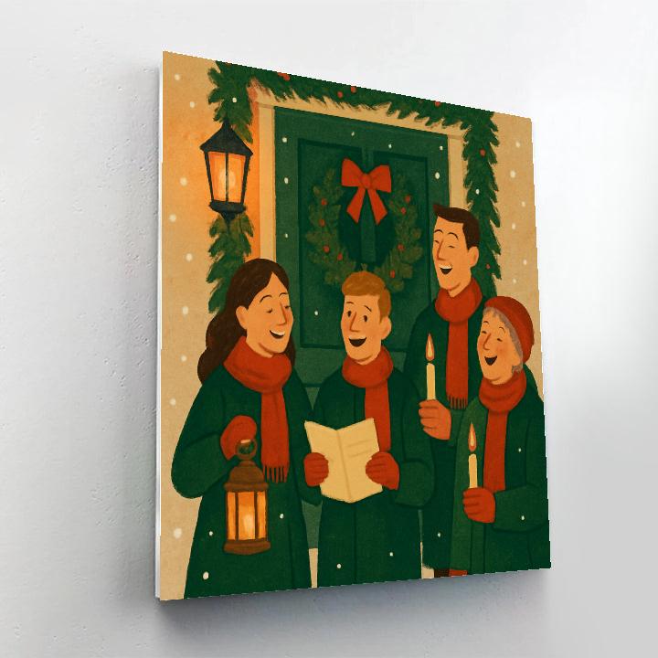 Lantern Light Reunion paint by numbers