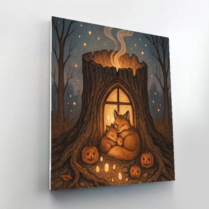 Lanterned Hollow Of The Fox Number painting