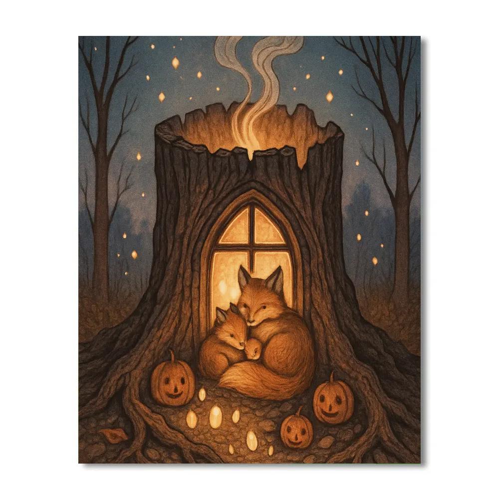 Lanterned Hollow Of The Fox Number painting