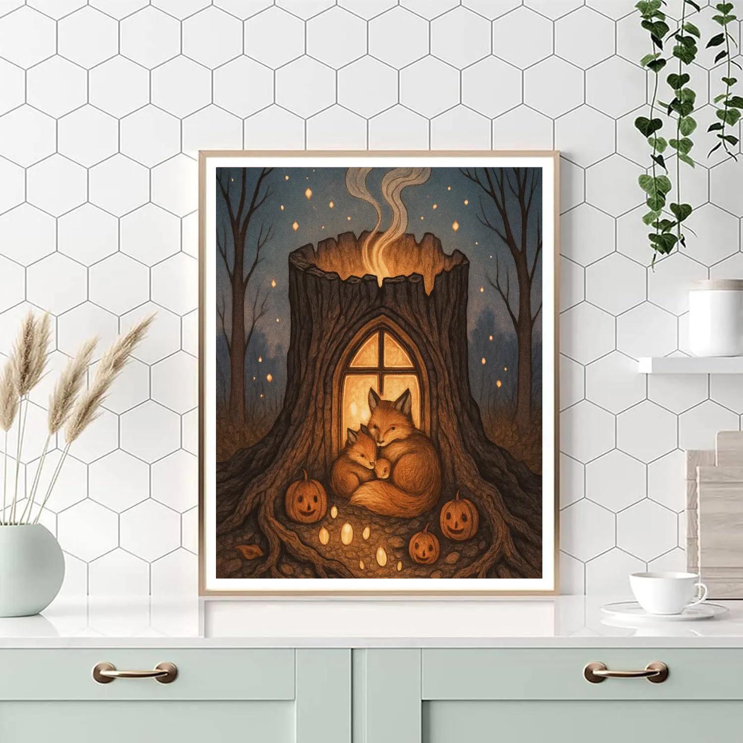 Lanterned Hollow Of The Fox Number painting