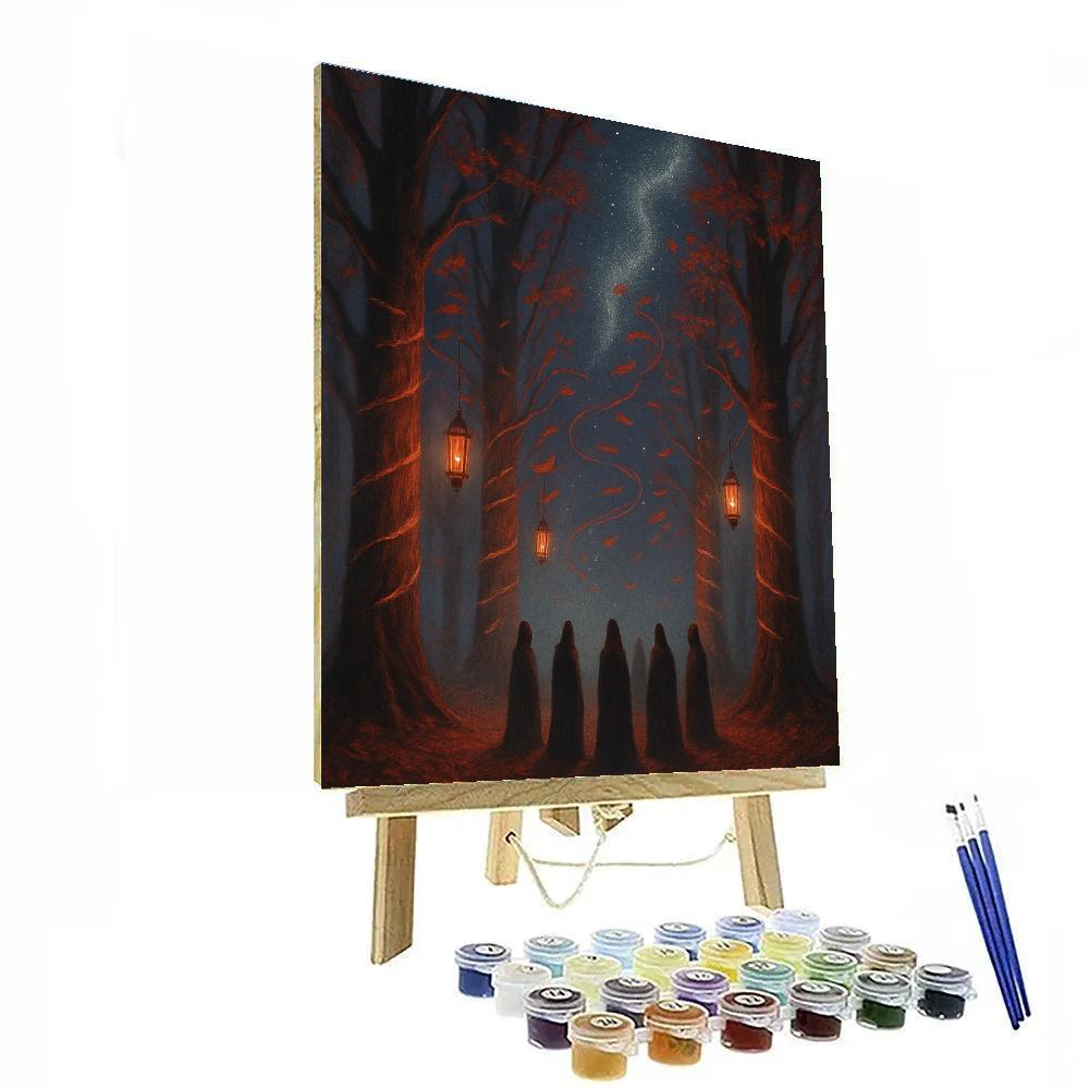Ritual Of The Lantern Trees Paint by numbers kits