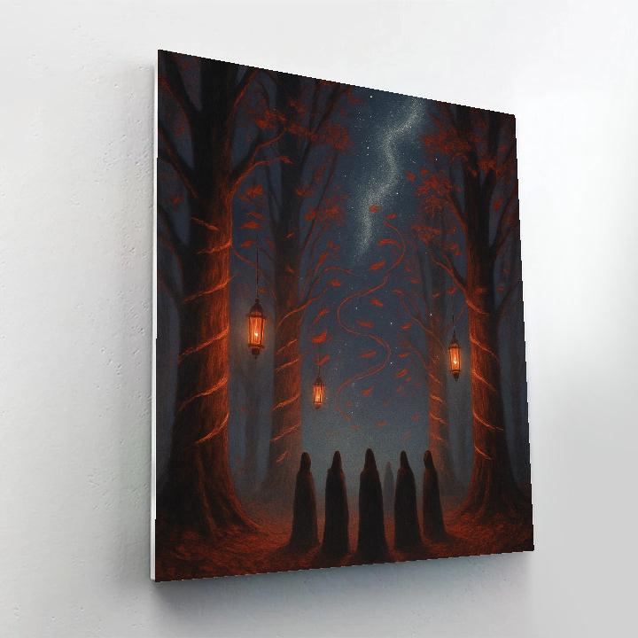Ritual Of The Lantern Trees Paint by numbers kits