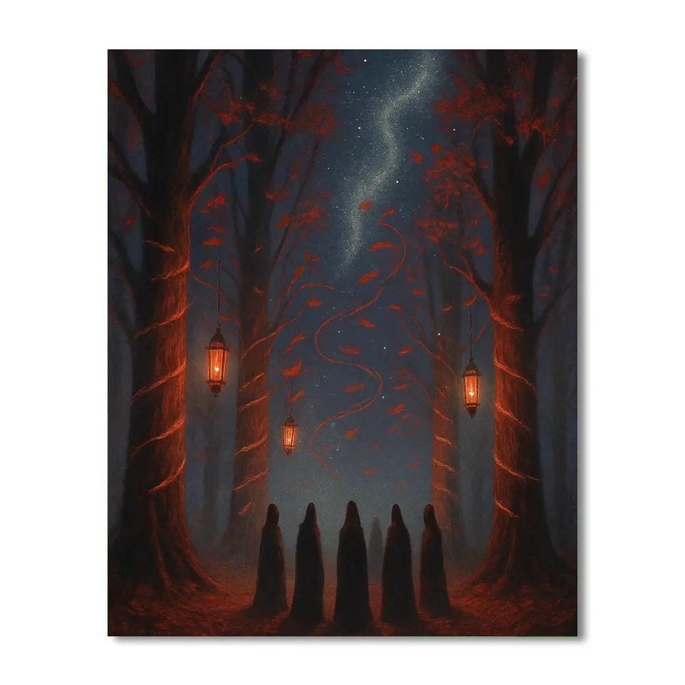 Ritual Of The Lantern Trees Paint by numbers kits