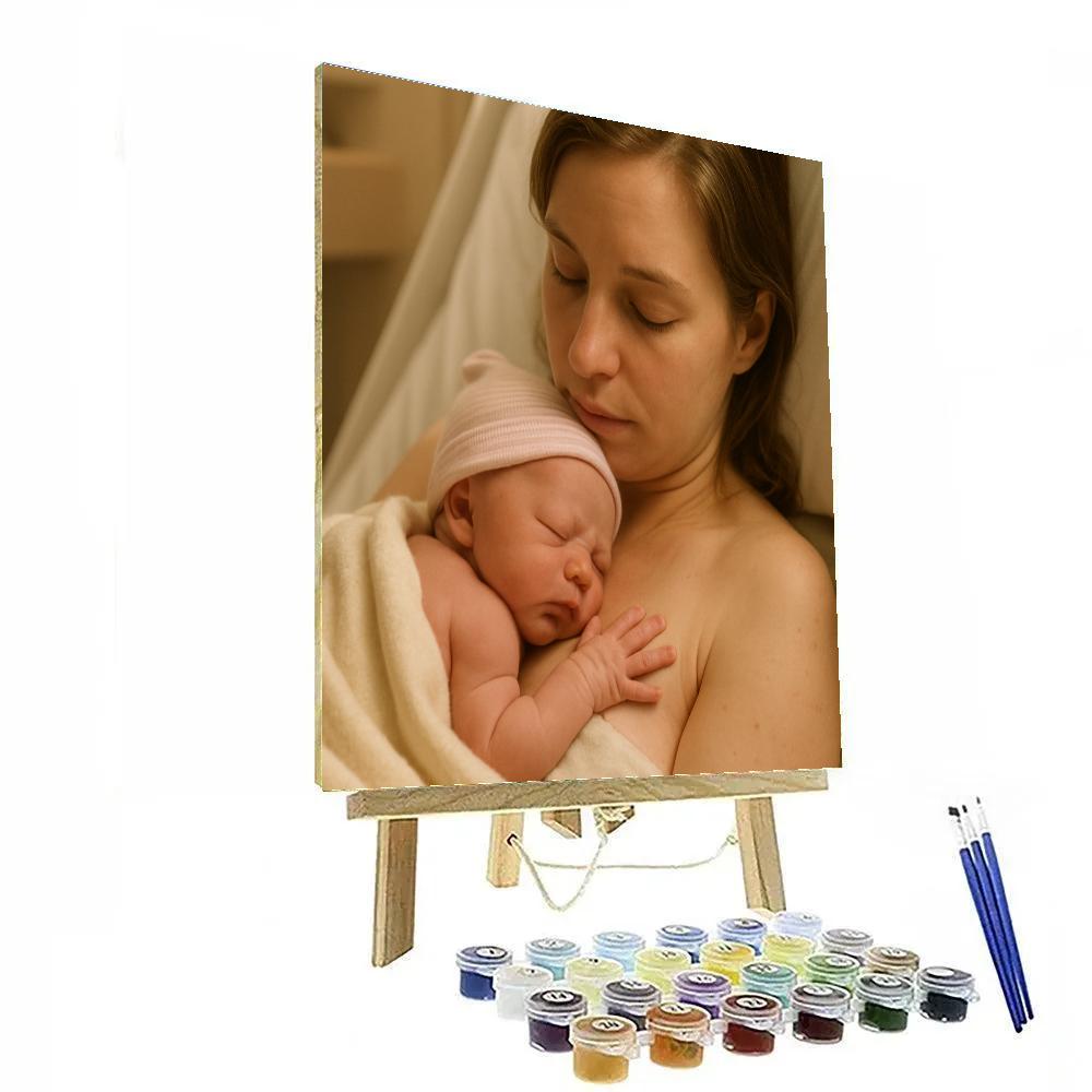 Quiet Hospital Room First Embrace Painting by numbers kit