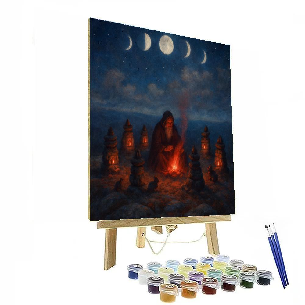 Cairn Of The Moon Keepers painting number kit