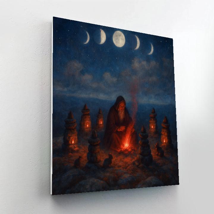 Cairn Of The Moon Keepers painting number kit