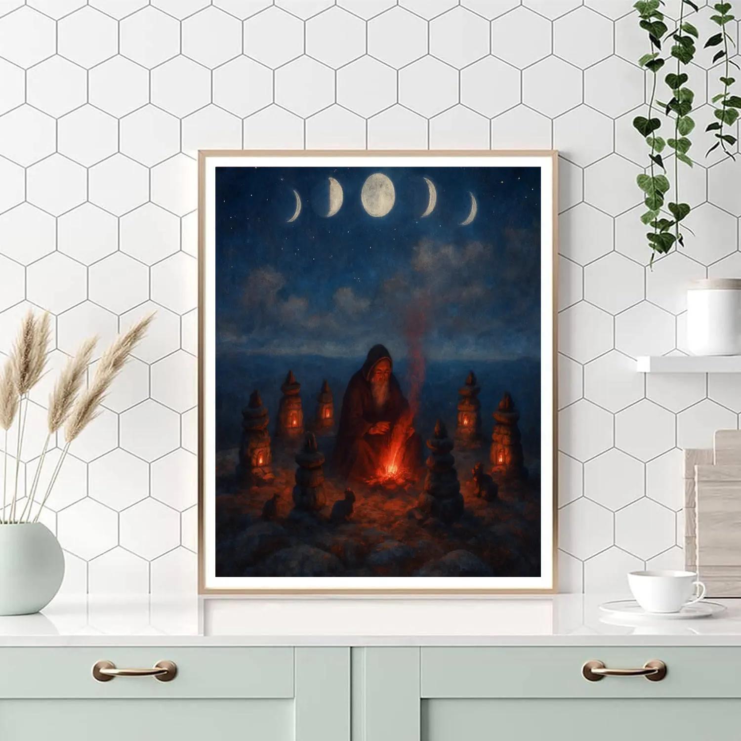Cairn Of The Moon Keepers painting number kit
