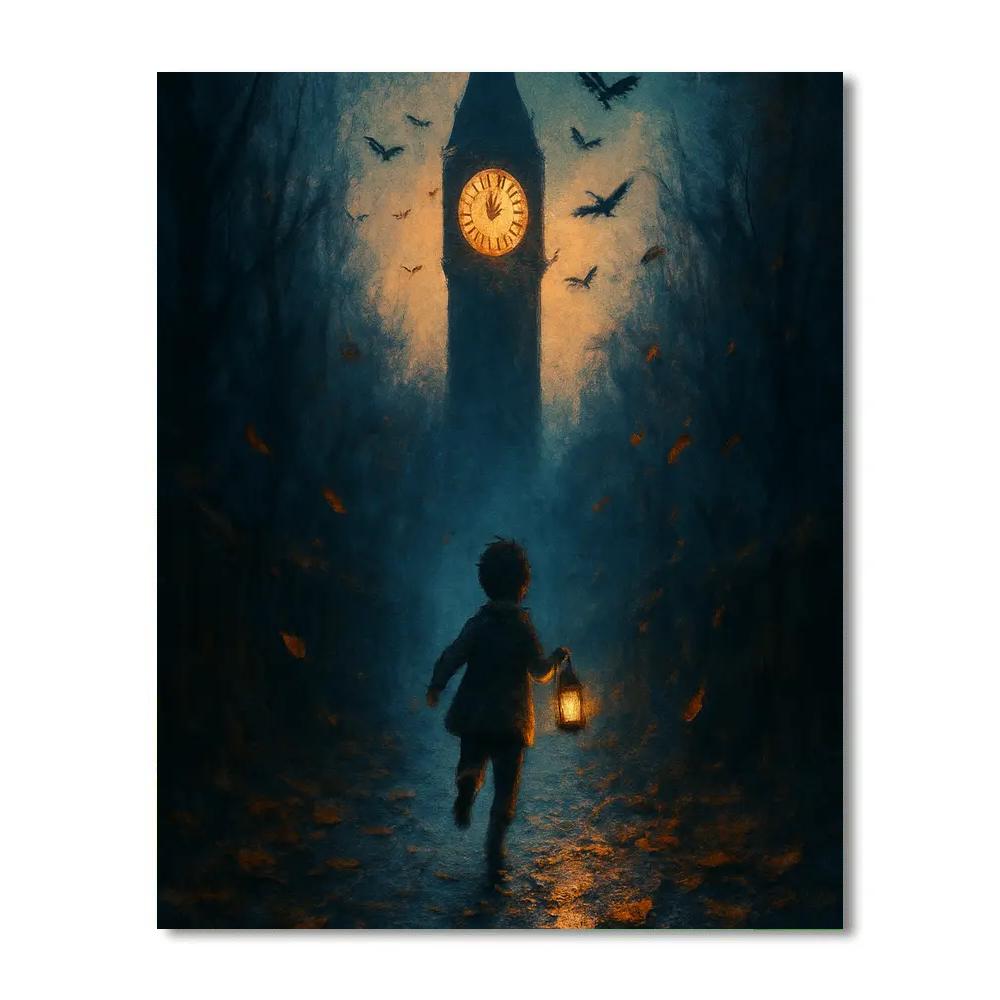 Fogpath To The Clocktower Paint by numbers art