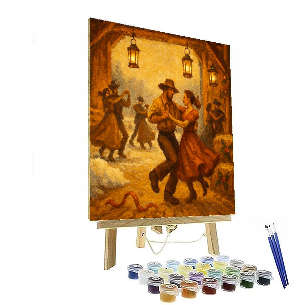 Nocturne Barn Dance Number painting