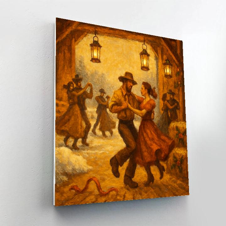 Nocturne Barn Dance Number painting
