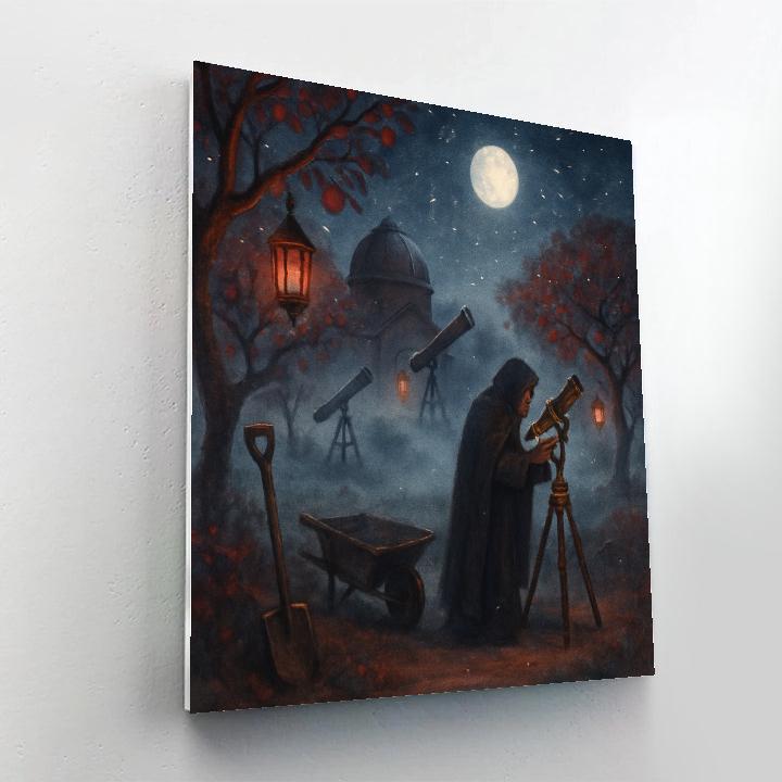 Moon Orchard Observatory Painting by numbers kit