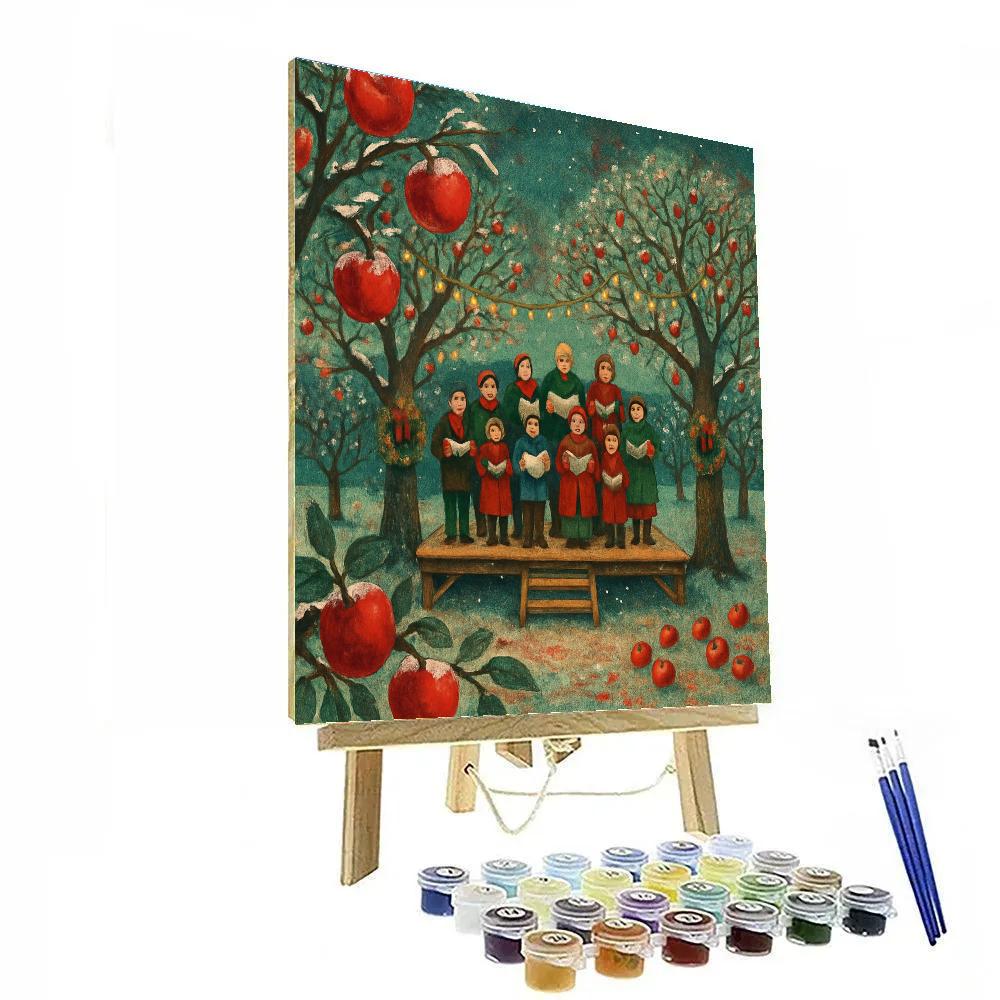 Frostbank Orchard Choir painting number kit