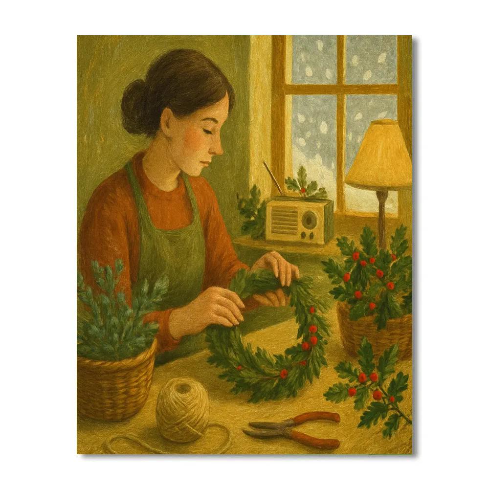 Wreathmakers Corner paint by color