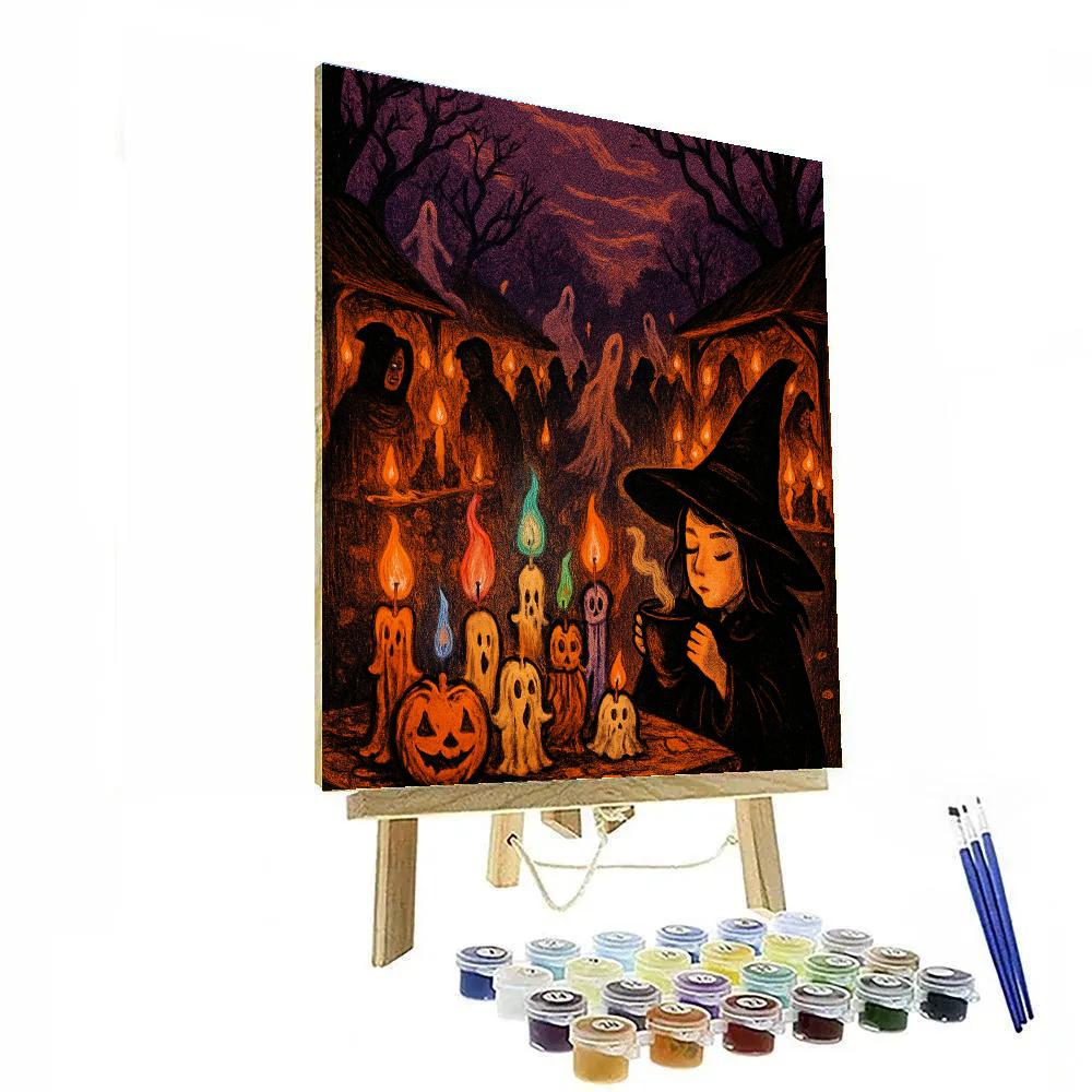 Grim Hollow Candle Market Numbered painting kits