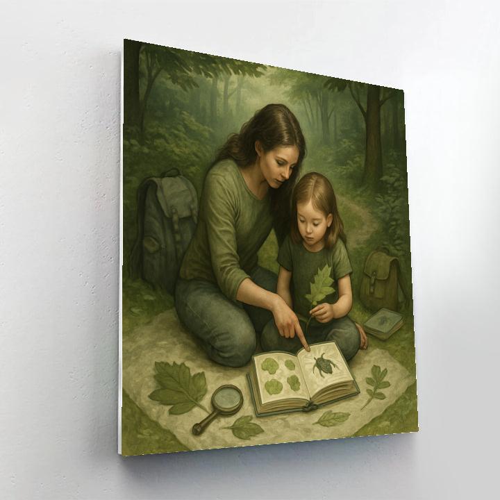 Trailside Picnic Teaching Nature Names painting number kit