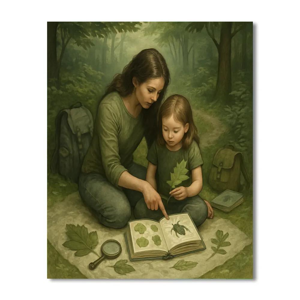 Trailside Picnic Teaching Nature Names painting number kit