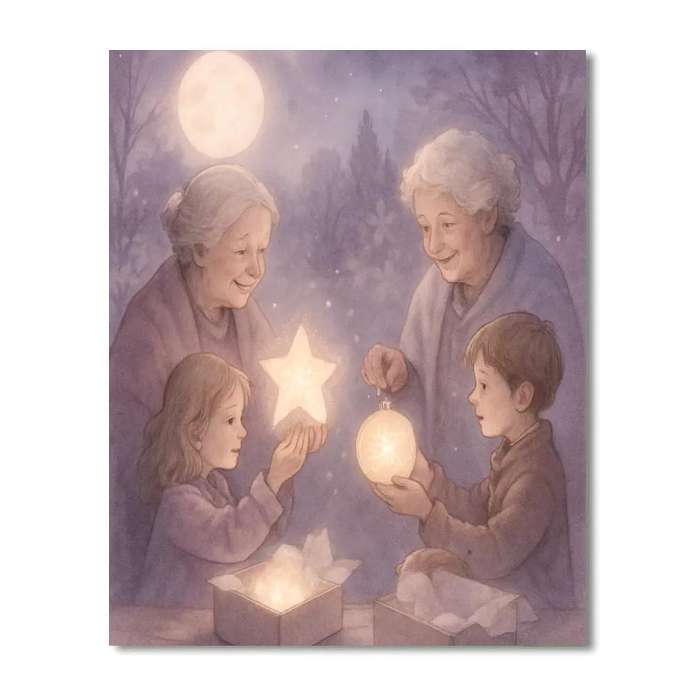 Moonbeam Ornament Exchange paint by color