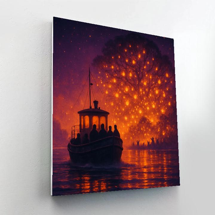 Night Ferry To The Lantern Isle painting number kit