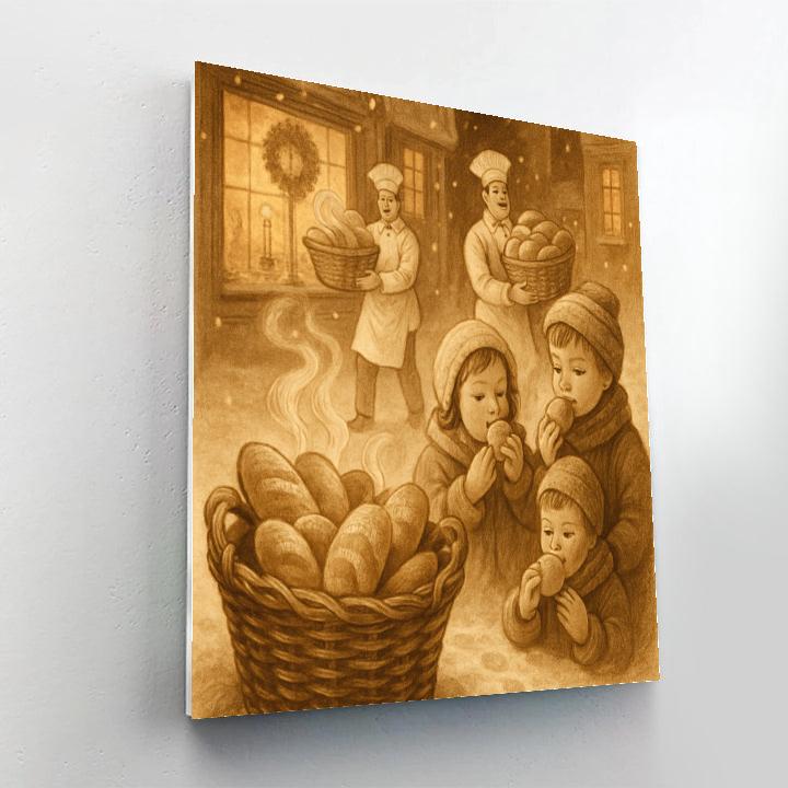 Sable Moon Bakery Run paint by numbers