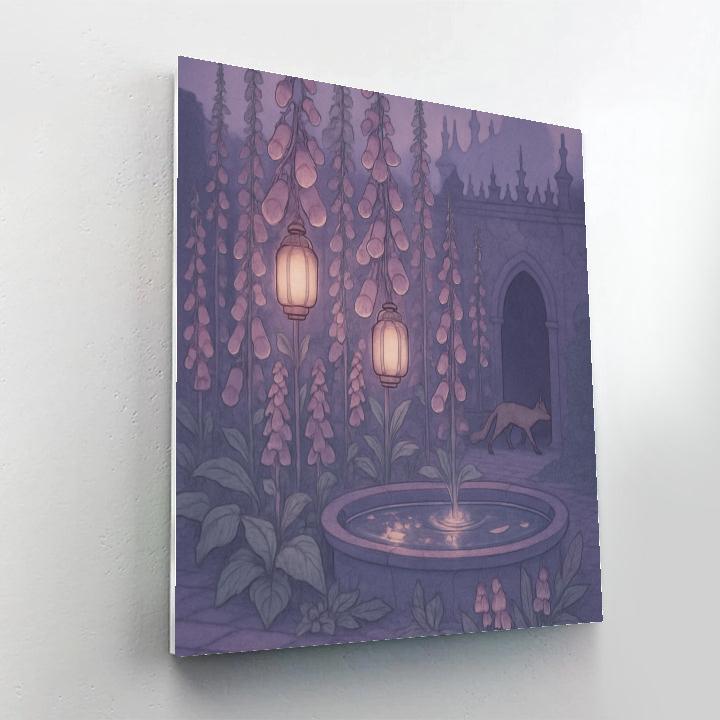 Lantern Court Of The Foxglove Painting by numbers kit