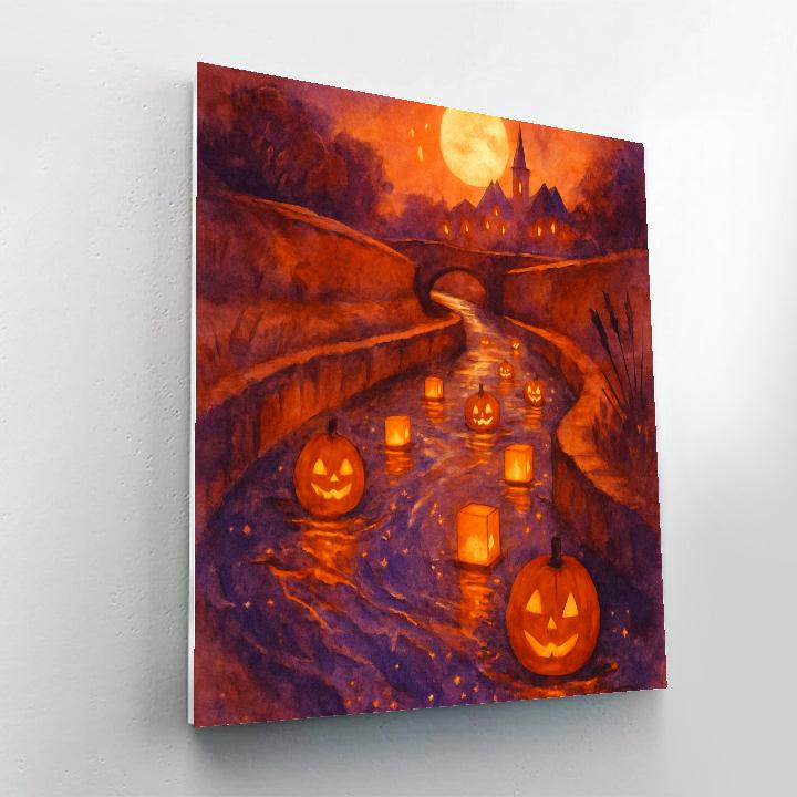 Glimmer Hollow Millrace DIY paint by numbers