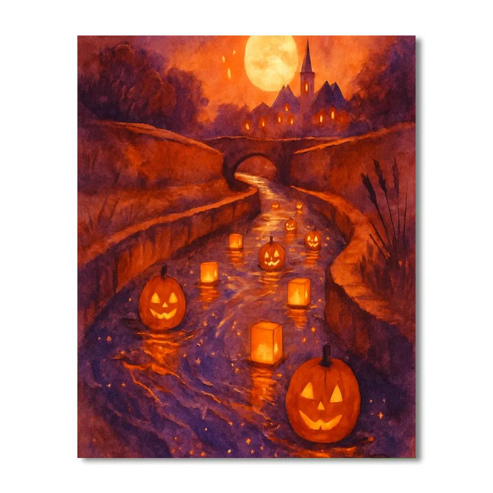 Glimmer Hollow Millrace DIY paint by numbers