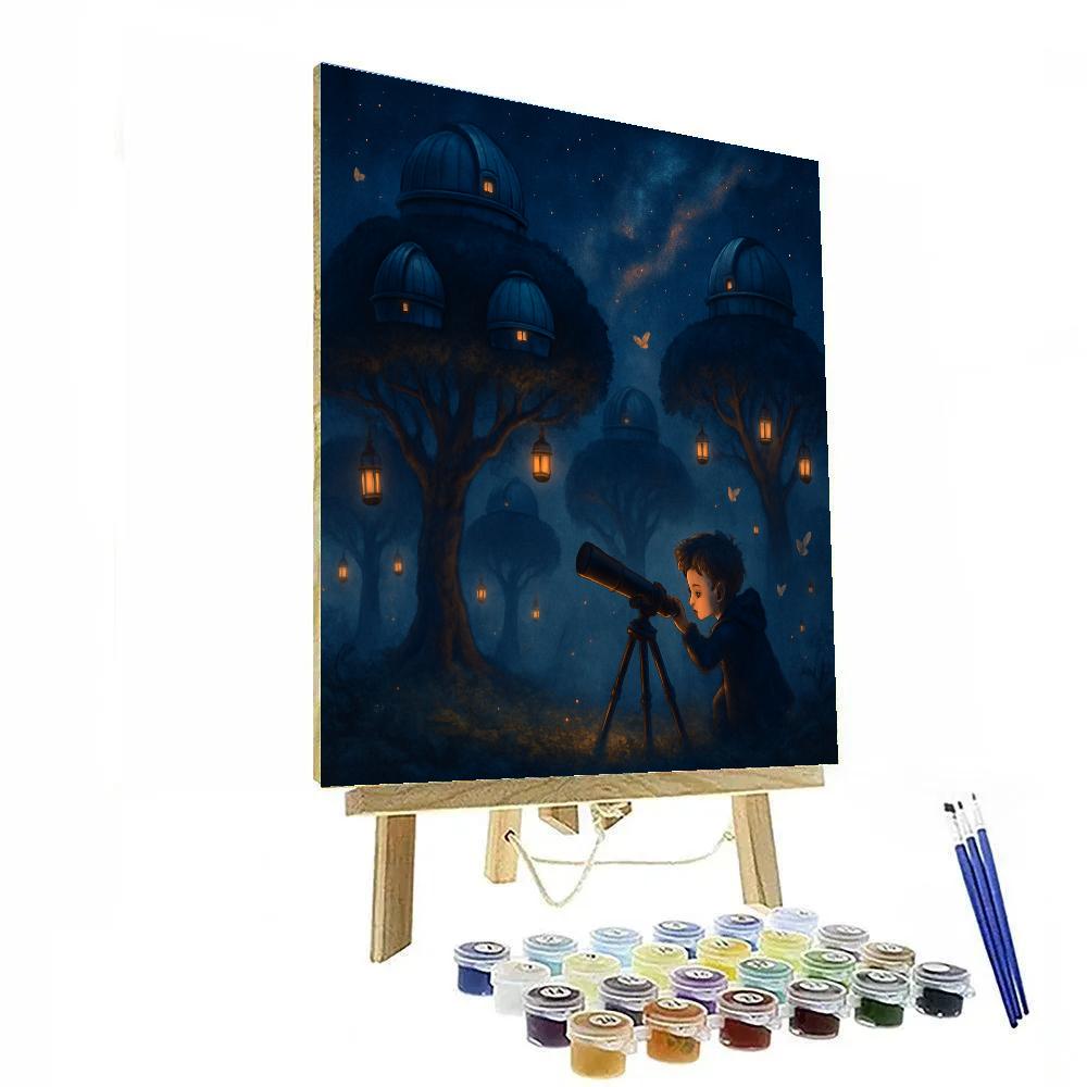 Lantern Grove Observatory Paint by numbers art