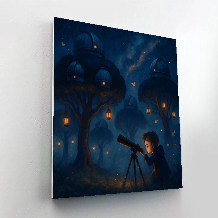 Lantern Grove Observatory Paint by numbers art