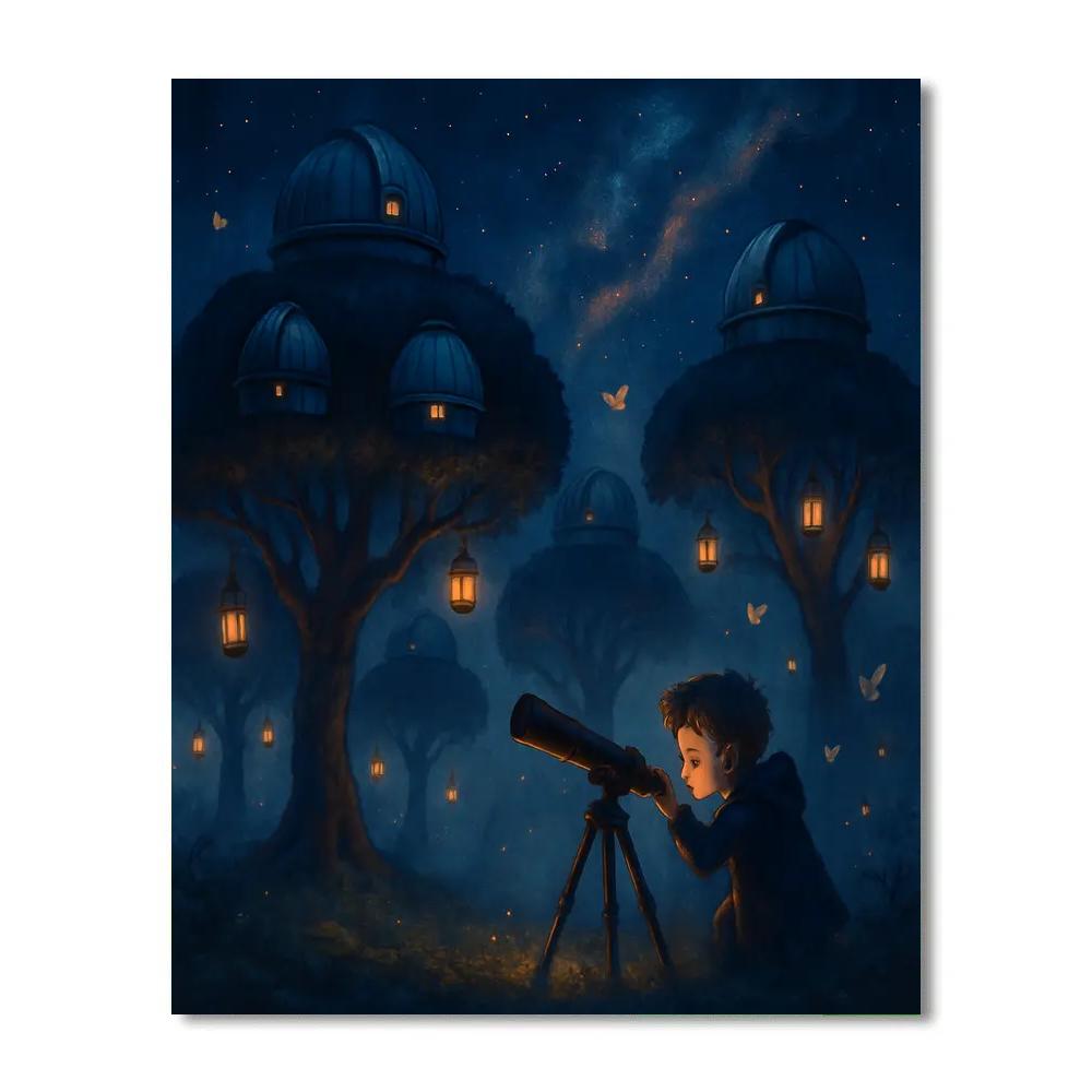Lantern Grove Observatory Paint by numbers art