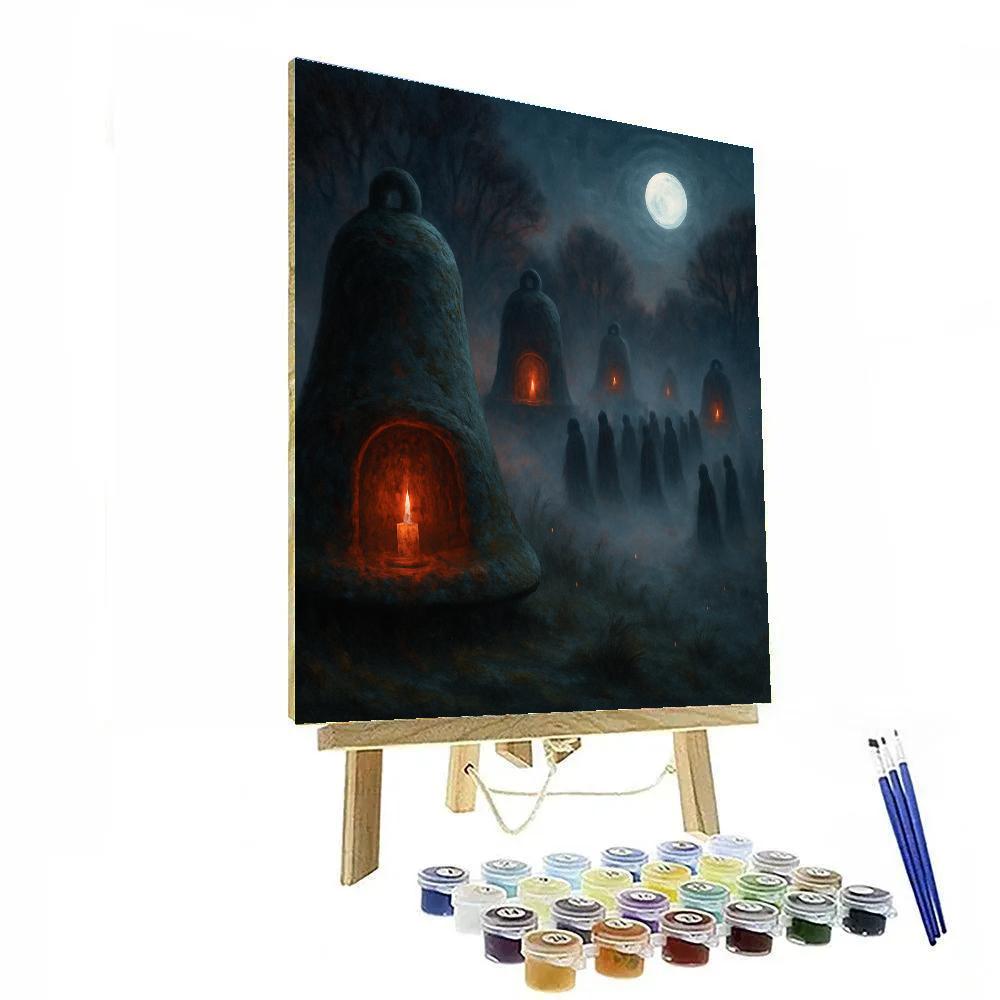 Moonlit Hollow Of The Stone Bells paint by number
