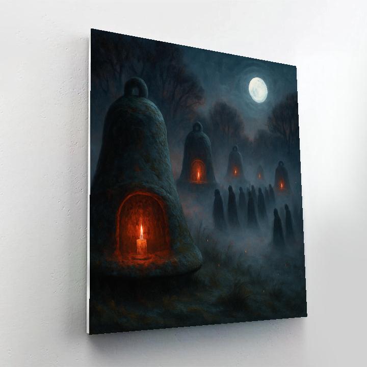 Moonlit Hollow Of The Stone Bells paint by number
