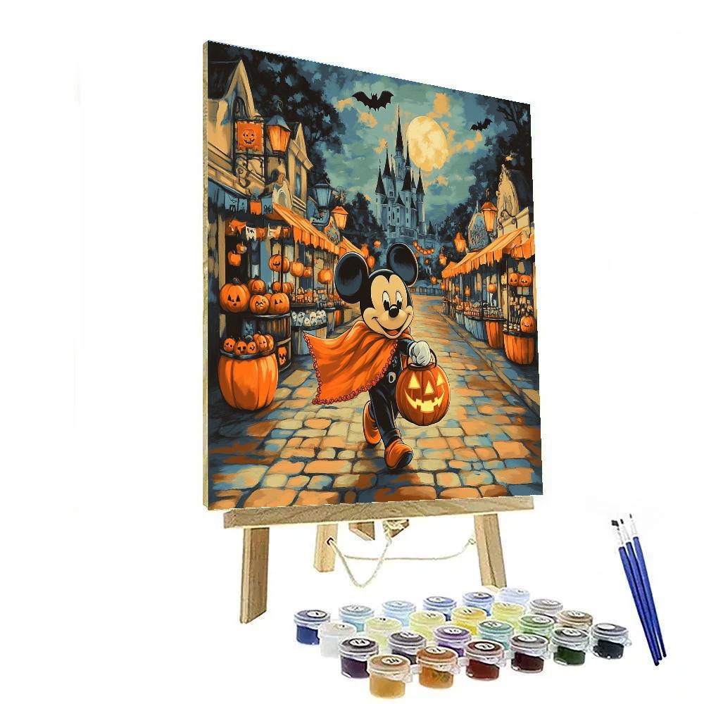 Mickeys Pumpkin Lantern Parade paint by color