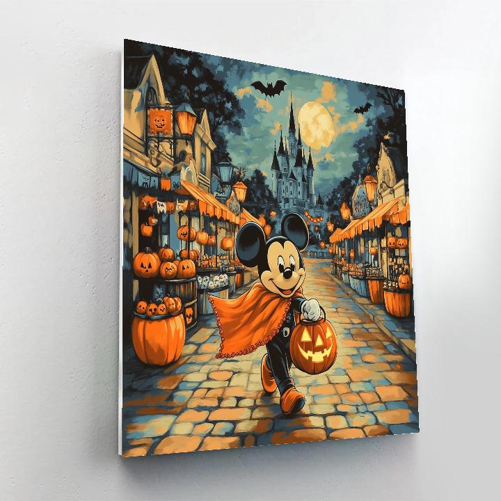Mickeys Pumpkin Lantern Parade paint by color