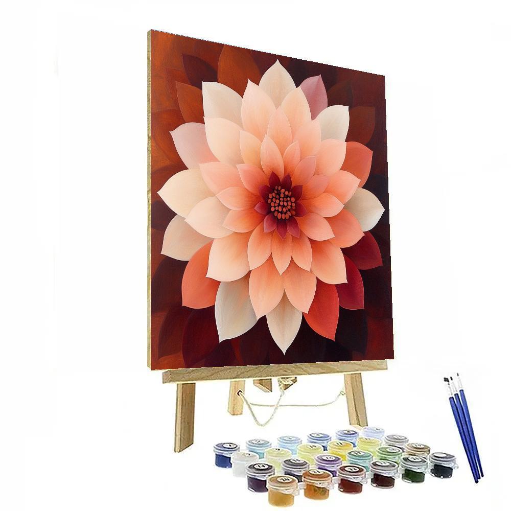 Georgia OKeeffe Inspired Desert Flowers Paint by numbers art