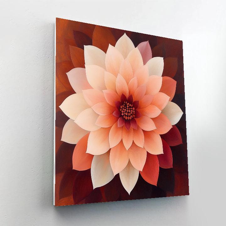 Georgia OKeeffe Inspired Desert Flowers Paint by numbers art